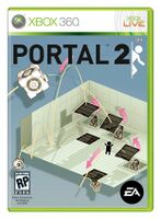 Концепт-арт обложки диска Portal 2