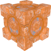 Un Cube de Stockage Lesté couvert de gel propulsif