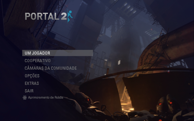 File:Portal 2 main menu pt-br.png