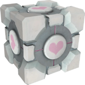 Image result for companion cube