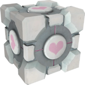 Resultado de imagem para companion cube