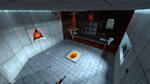 The decayed Test Chamber 07 in Portal 2