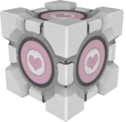 Image result for companion cube