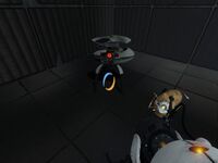 Turret icon from the official Steam Portal 2 group.