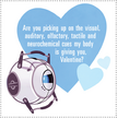 Wheatley Valentine from Valve's official Portal 2 blog.