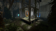 The degraded first Test Chamber from Portal