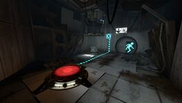 Portal 2 Chapter 1 Introduction cube button.jpg