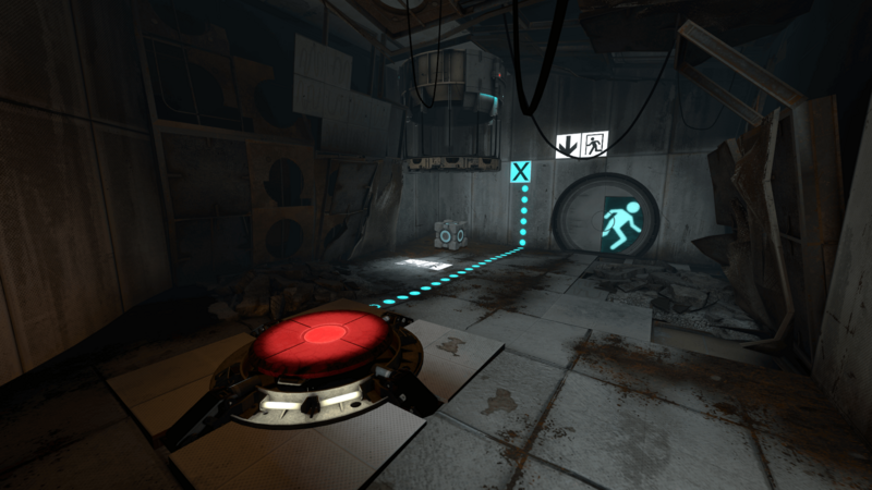 File:Portal 2 Chapter 1 Introduction cube button.png